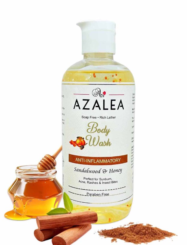 Azalea Body Wash Honey & Sandalwood