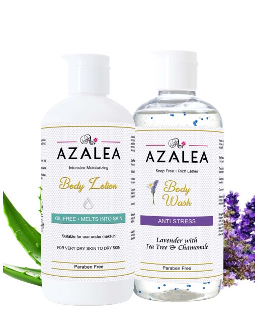 Azalea Daily Moisturising Body Lotion + Body Wash - Hydration duo! Azalea Daily Moisturising Body Lotion + Body Wash - Hydration duo!